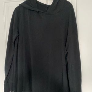 Super soft, black nursing hoodie